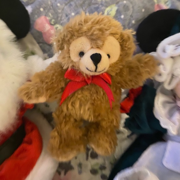 Mickey Mouse and Minnie Duffy Christmas Walt Disney World beanies 2003 with tags - Picture 3 of 14